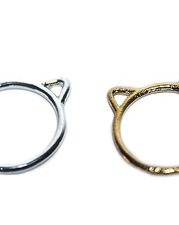 cicás ajándék, macskafüles gyűrű