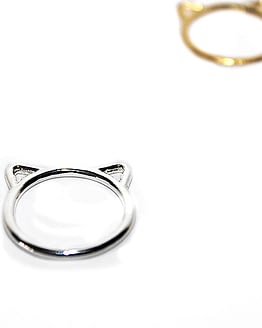 cicás gyűrű, macskás ajándék